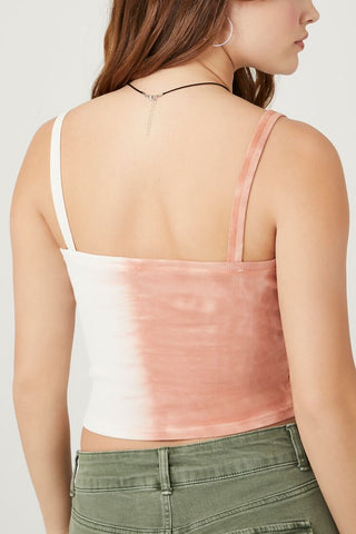 Rib-Knit Tie-Dye Cami