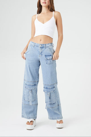 Seamless Surplice Cropped Cami