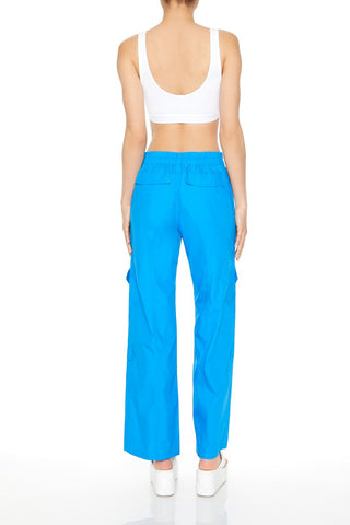 Mid-Rise Straight-Leg Cargo Pants