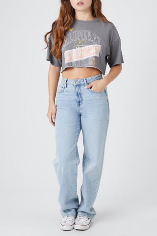 California Graphic Cropped Tee