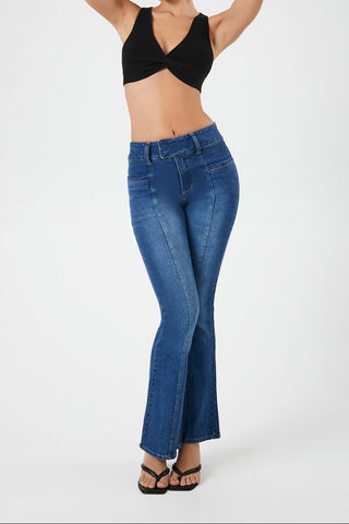 Sweater-Knit Twist-Front Crop Top