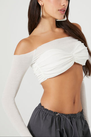 Off-the-Shoulder Crop Top