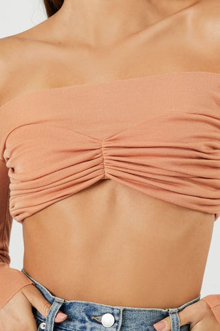 Off-the-Shoulder Crop Top