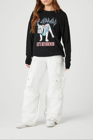 Def Leppard Graphic Sweater