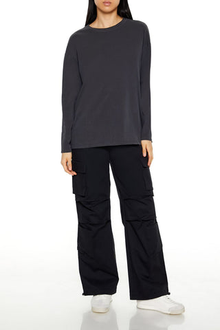 Oversized Drop-Sleeve Top