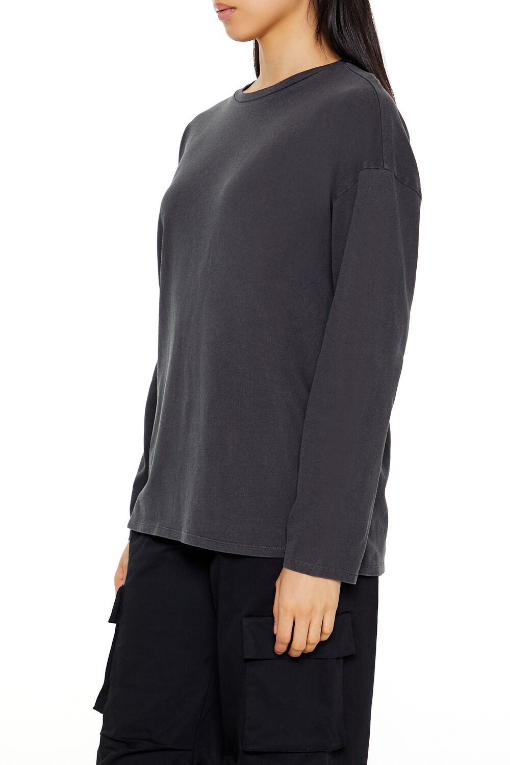  Forever 21 Oversized Drop-Sleeve Top - beige - Bonton