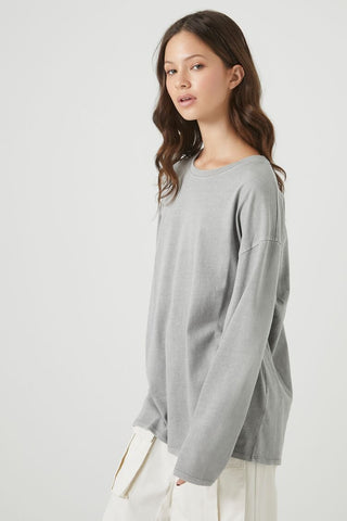 Oversized Drop-Sleeve Top