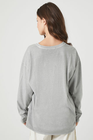 Oversized Drop-Sleeve Top