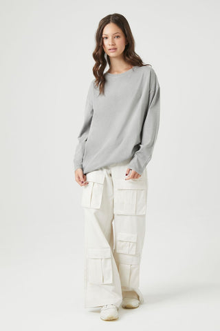 Oversized Drop-Sleeve Top