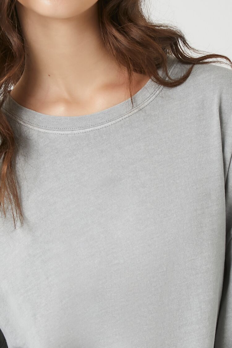  Forever 21 Oversized Drop-Sleeve Top - beige - Bonton