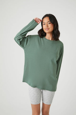 Oversized Drop-Sleeve Top