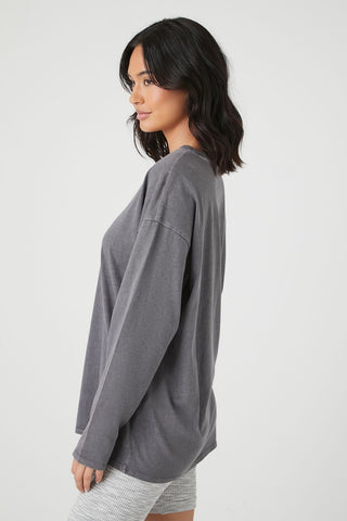 Oversized Drop-Sleeve Top