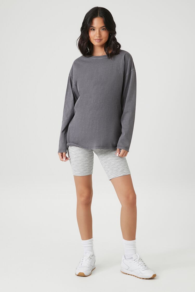  Forever 21 Oversized Drop-Sleeve Top - beige - Bonton