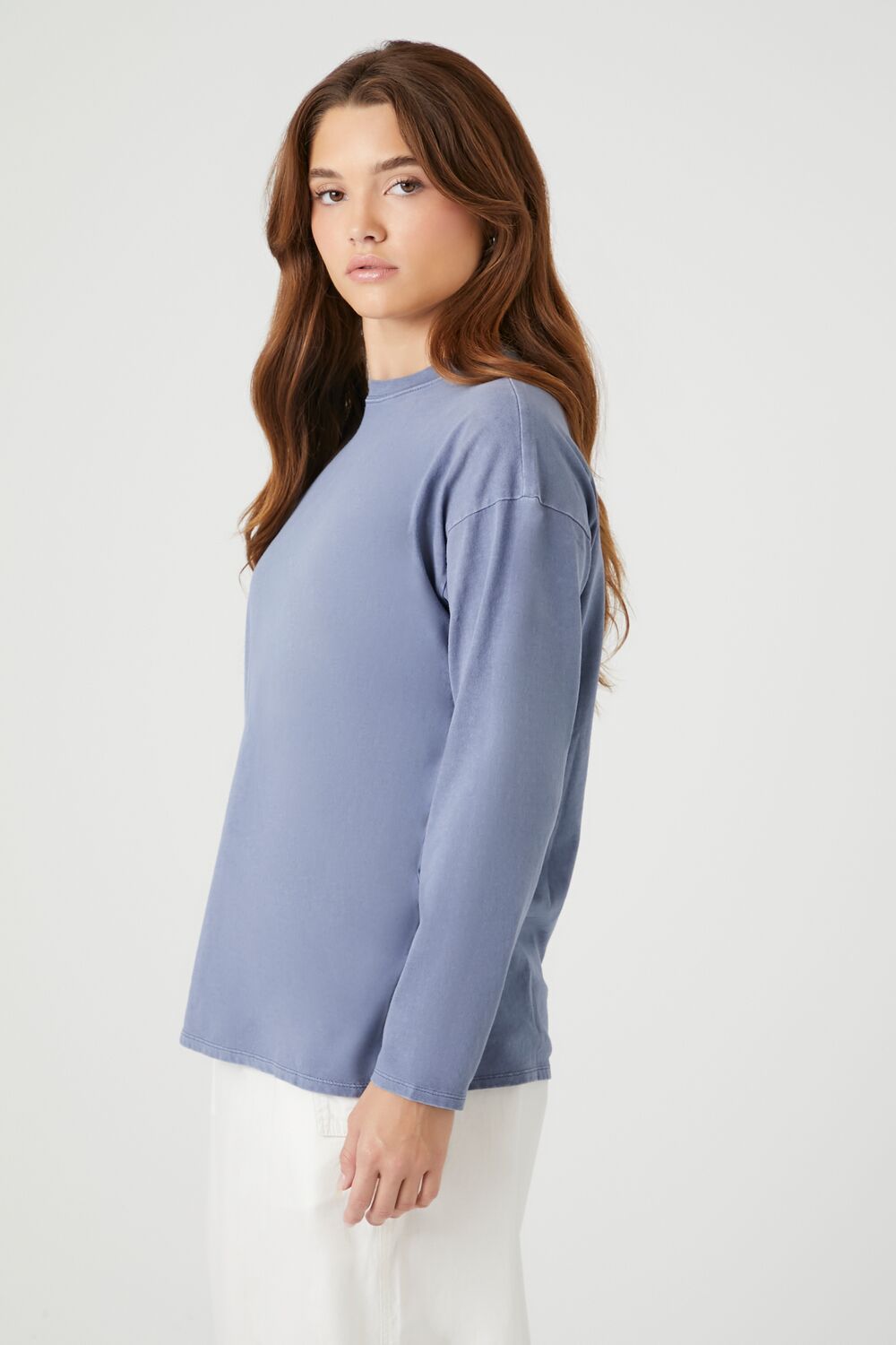  Forever 21 Oversized Drop-Sleeve Top - beige - Bonton