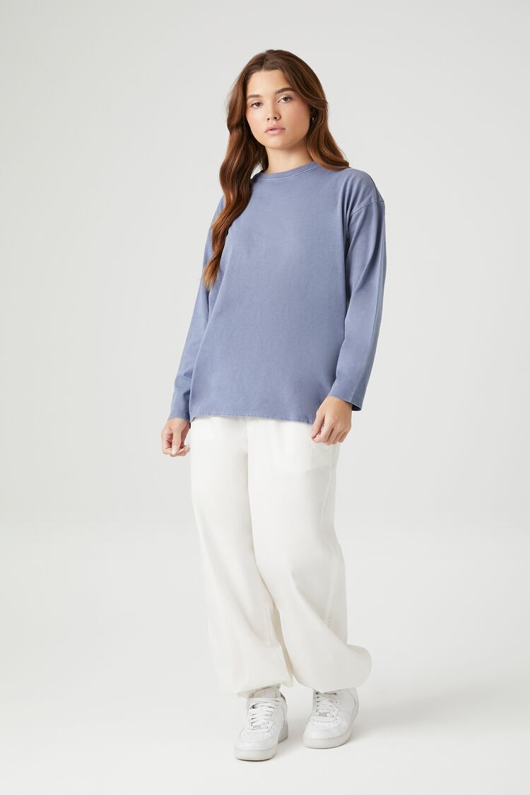  Forever 21 Oversized Drop-Sleeve Top - beige - Bonton