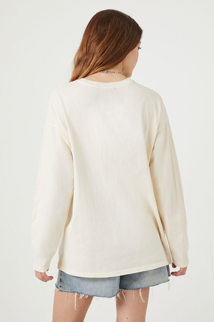  Forever 21 Oversized Drop-Sleeve Top - beige - Bonton
