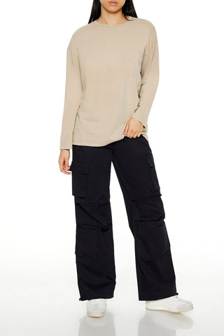 Oversized Drop-Sleeve Top
