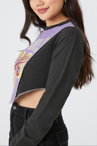 Cropped Los Angeles College Pullover
