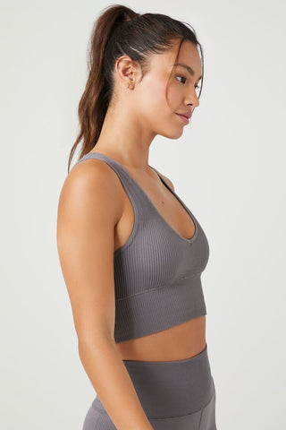 Seamless Scoop-Neck Sports Bra