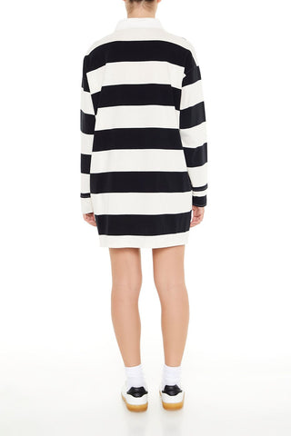Striped Polo Shirt Dress
