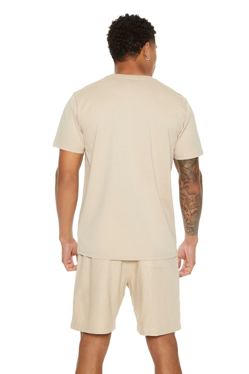  Forever 21 Cotton Crew Tee - black - Bonton