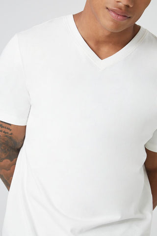 Basic Cotton V-Neck Tee