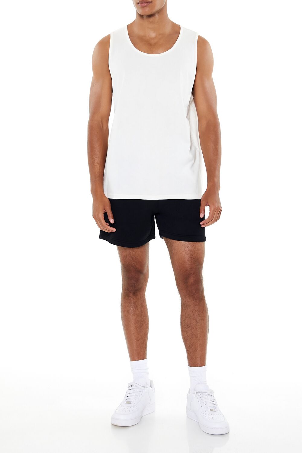  Forever 21 Cotton Tank Top - black - Bonton