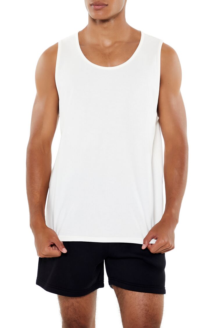  Forever 21 Cotton Tank Top - black - Bonton