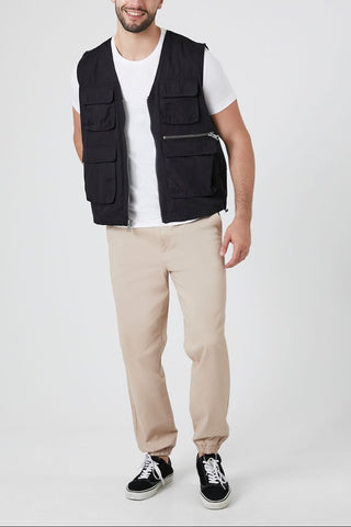 Twill Drawstring Joggers