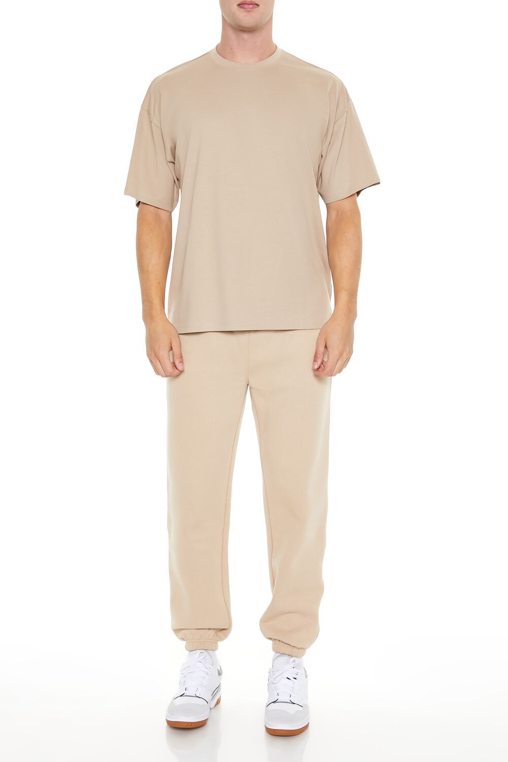  Forever 21 Cotton Crew High-Low Hem Tee - black - Bonton