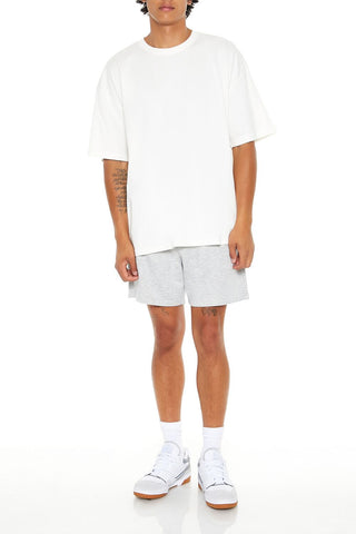Cotton Crew High-Low Hem Tee