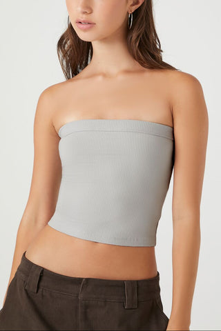 Ribbed Knit Tube Top