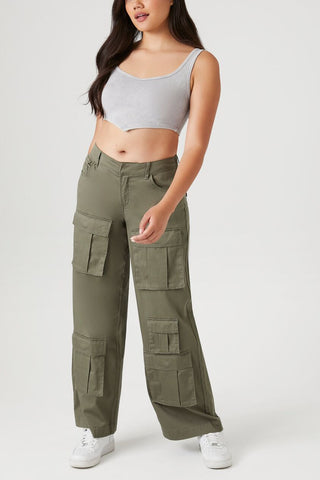 Seamless Ribbed V-Hem Tank Top