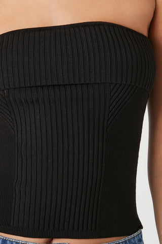 Ribbed Knit Tube Top