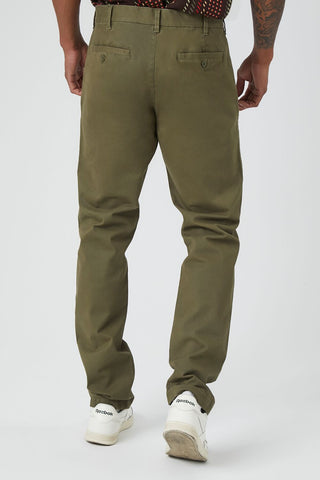 Twill Mid-Rise Slim-Fit Pants