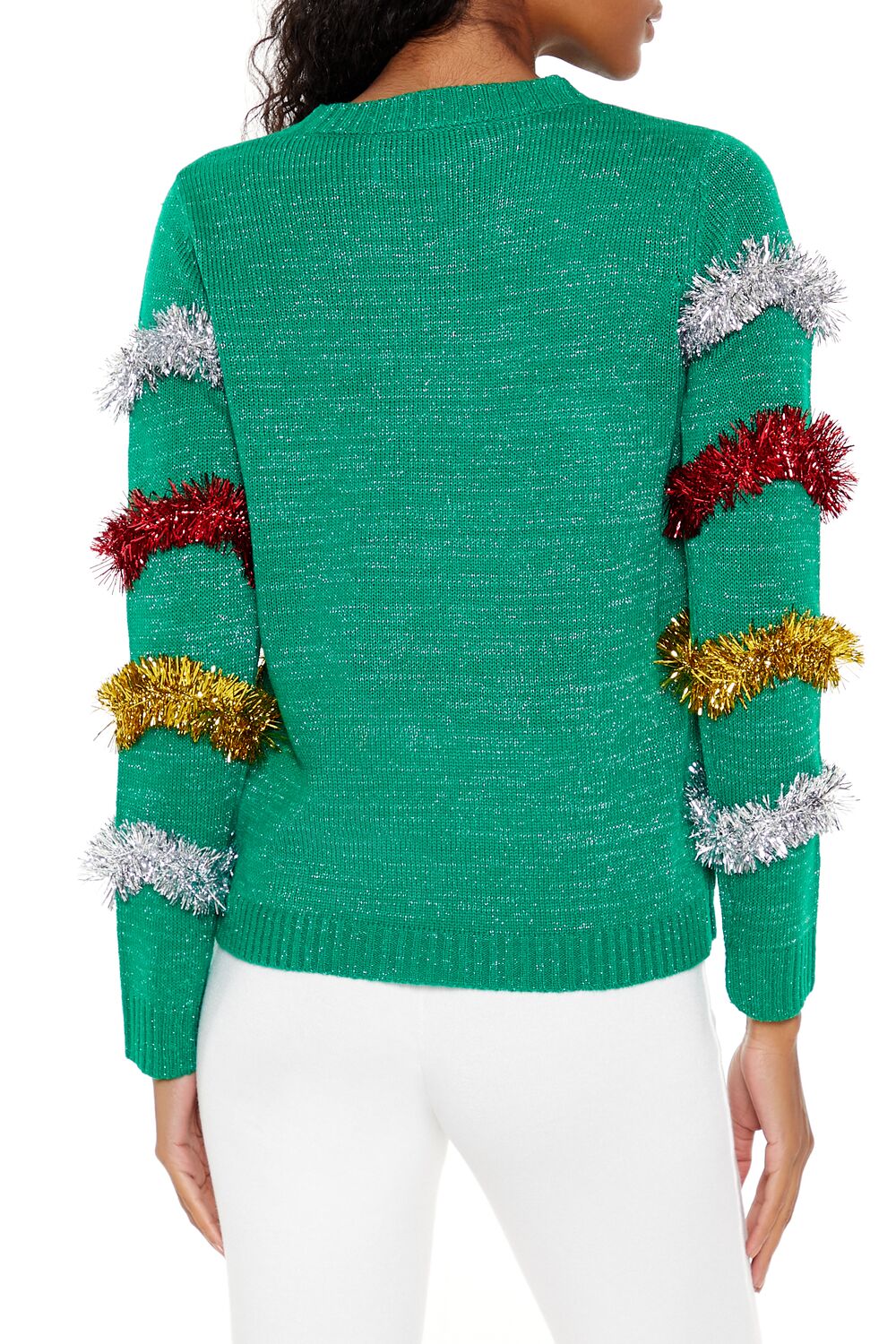  Forever 21 Get Lit Christmas Sweater - green multi - Bonton