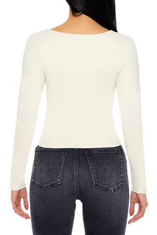 Sculpt Shape Square-Neck Top