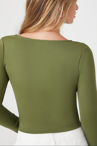 Sculpt Shape Square-Neck Top