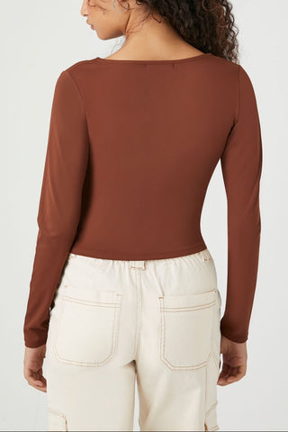 Sculpt Shape Square-Neck Top