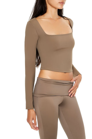 Sculpt Shape Square-Neck Top