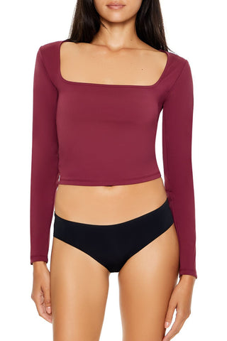 Sculpt Shape Square-Neck Top