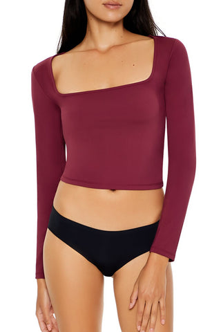 Sculpt Shape Square-Neck Top