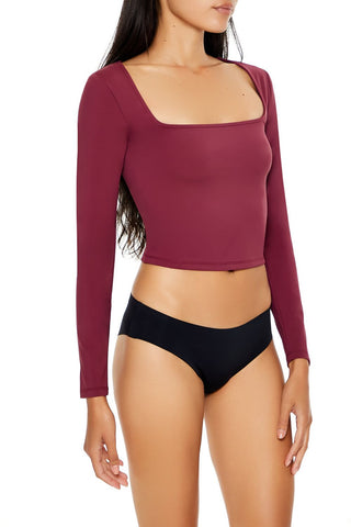 Sculpt Shape Square-Neck Top
