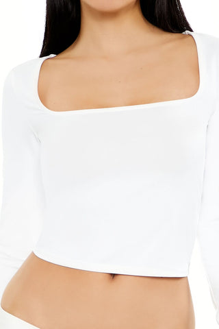 Sculpt Shape Square-Neck Top