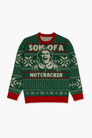 Son of a Nutcracker Elf Christmas Sweater