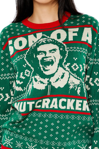 Son of a Nutcracker Elf Christmas Sweater