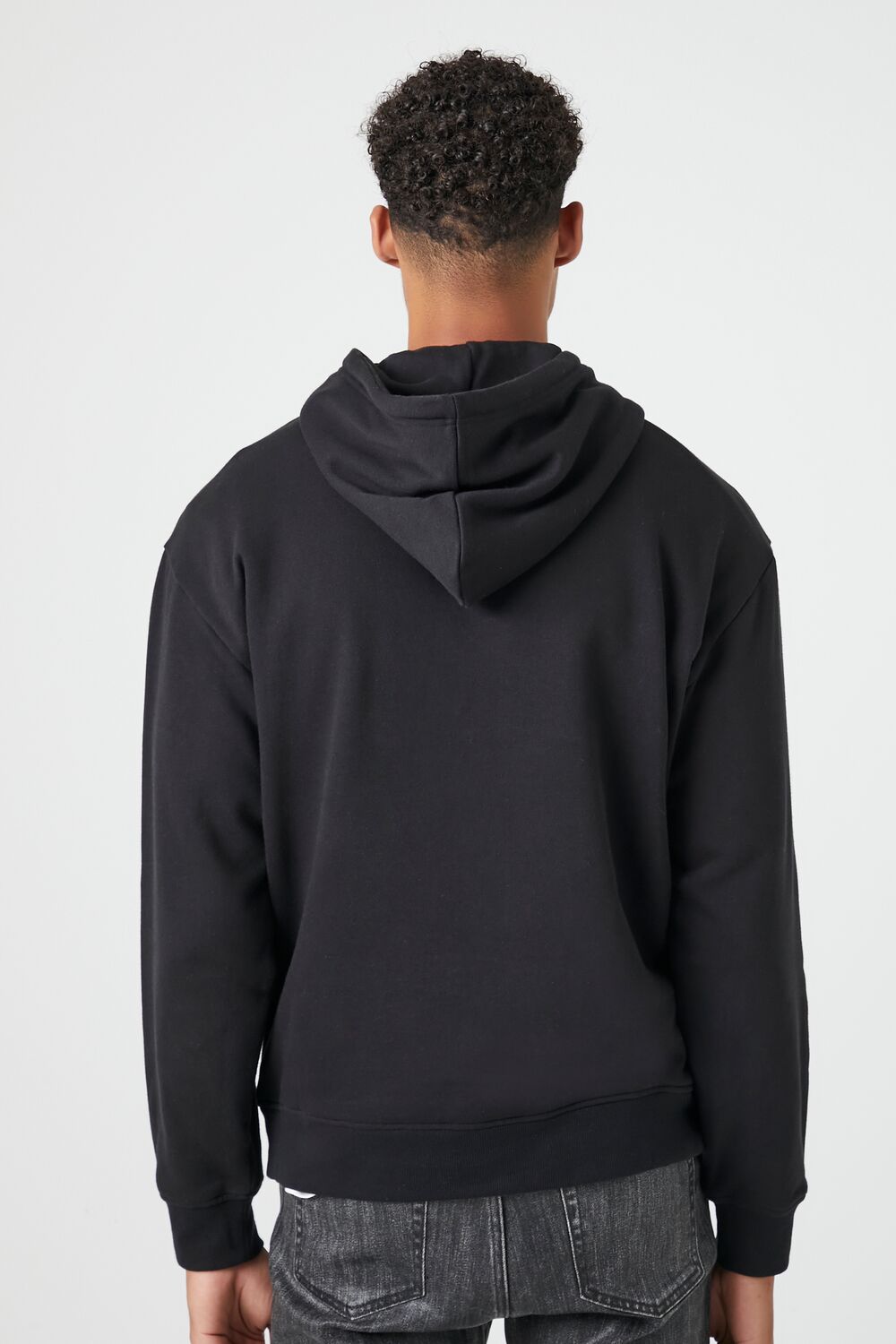  Forever 21 Feliz Navidad Graphic Hoodie - black multi - Bonton