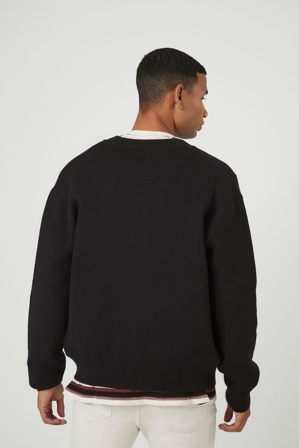  Forever 21 Zip-Up Bomber Jacket - black - Bonton