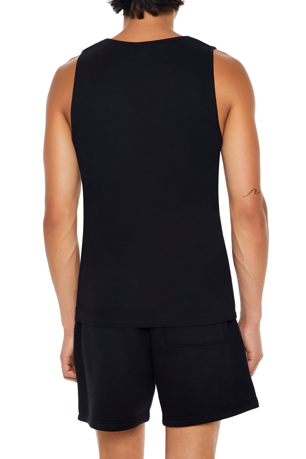  Forever 21 Ribbed Knit Tank Top - white - Bonton