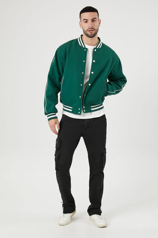 Varsity Letterman Bomber Jacket